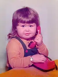 Über uns 6 Katja Schmid Kindheitsbild K. Schmid Transportservice